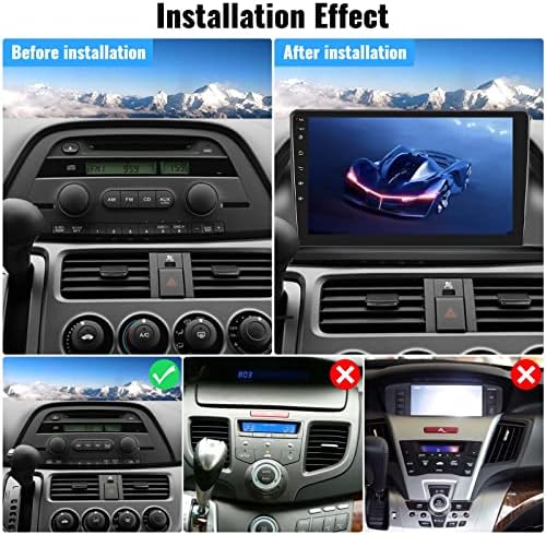 Sixwin para Honda Odyssey 2005 2006 2007 2008 2009 2010 Estéreo de carro 10,1 polegadas Rádio de carro de tela de toque com