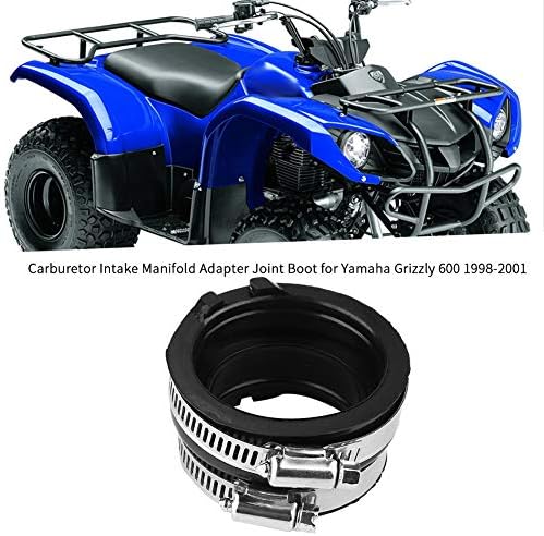 Interface do carburador para Yamaha Grizzly 600 1998-2001, Adaptador de admissão do carburador Carburador Adaptador Adaptador