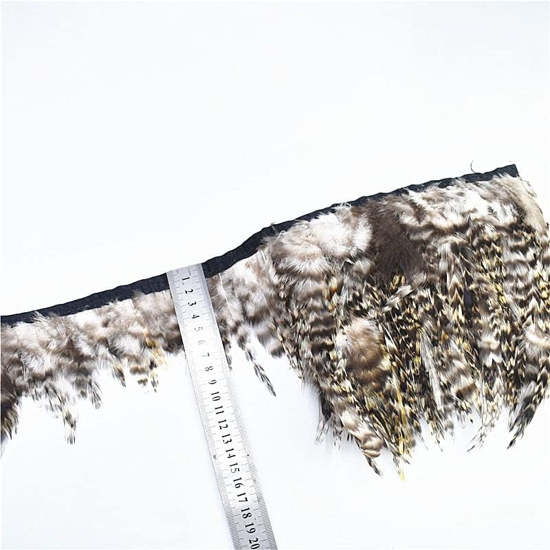 TTNDSTORE 1YARDS FEANT FEATH RIFBON GRAIXS 10-15cm Decoração de galo de penas para roupas de bitholwwork DIY PLUMAS-11681
