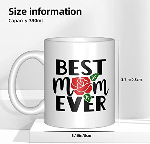 Wanpcaiy Melhor Mãe Ever Mug, Novos Presentes para Mulheres, Presentes de Aniversário do Dia das Mães Para Mã