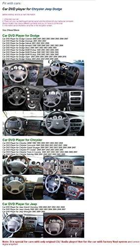 Android 12 para Jeep Grand Cherokee Wrangler Dodge Chrysler Navigação de carro 5 polegadas Tela de toque 4+ 32 GB Mirror-Link Wheel