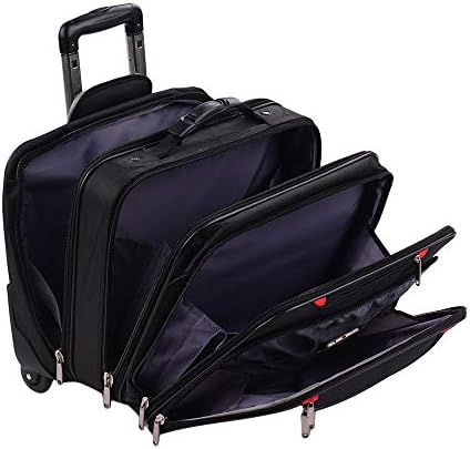 AirTraveler Rolling Brethercase Rolling Laptop Bag Case de computador com rodas Spinner Mobile Office Carry On Bagage por 14,1