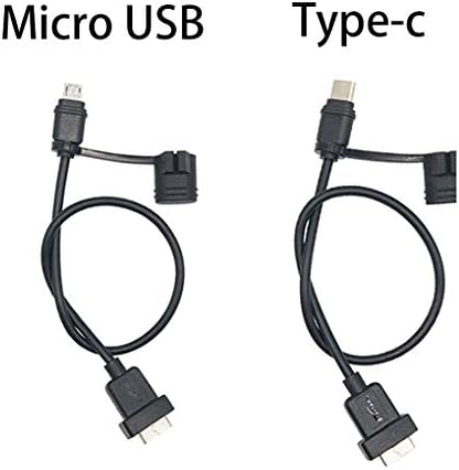 Calbe USB curto tipo C, cabo de carregamento de motocicletas, cabo de carregamento à prova d'água USB para tipo C para motocicleta/scooter/AutoCycle/AutoBike