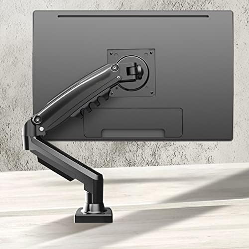 Kuidamos Computer Monitor Suporte único, design ergonômico ajustável Monitor de computador Stand preto para casa