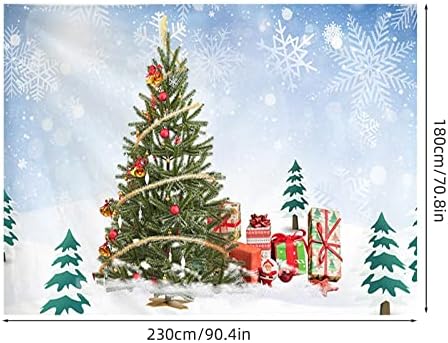 Próximo tempo de Natal de Natal, porta de tapeçaria de tapeçaria de férias decoração de pano de férias de pano de fundo de pano