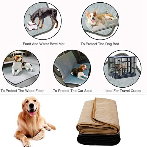 Lavatáveis ​​Pads de cachorro grandes tapetes de xixi Rápida absorvente Redes de treinamento Potty Treination Use