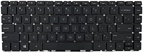 Tiugochr Substituição do teclado do layout dos EUA para Pavilhão HP X360 14M-CD 14T-CD 14S-DK 14-DP 14-CR 14S-CF 14-CE 14-DK 14-CK 14-CD 14-DH 14-CM 14-DG 14 -DQ 14S-DQ 240 G7 245 G7 246 G7 L23241-001