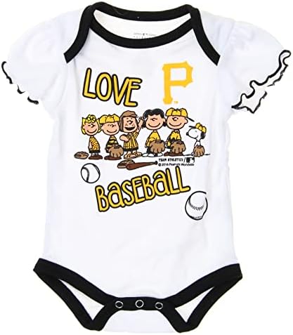 O exterior da MLB meninas recém -nascidas e bebês amendoins amam corpos de beisebol