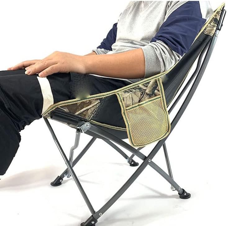 Cadeira dobrável de gkmjki ao ar livre casual e portátil cadeira dobrável piquenique churrasco cadeira de pesca de praia