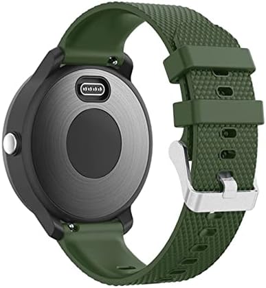 Vevel 20mm Silicone Rubber Watch Strap Watch Band para Garmin Vivoactive 3/Vivomove HR Smart Watch Band Band