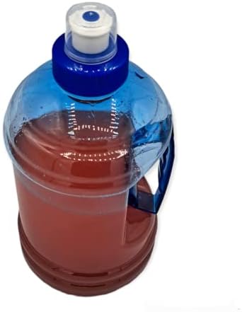 Jarro de água 1L Garrafa grande BPA Captinha de plástico grátis Recipiente de bebida com alça para o ginásio de fitness de festas de treinamento ao ar livre esportes