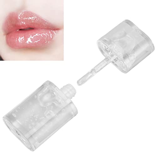 Óleo labial hidratante transparente, brilho labial, primer hidratante de óleo labial para cuidados com os lábios secos