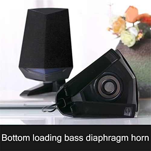 Lhlllhl 1 par alto alto -falantes de computador USB Aux Bass Reforço PC Speaker para laptop Desktop 6W 64mm Horn Audio Loudspeaker
