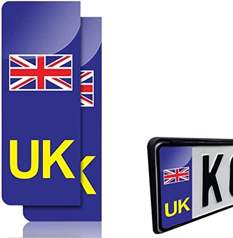 Adesivos de carros magnéticos do HulZOGUL 10PCS UK, adesivos adesivos de carro do Reino Unido, para caminhões de carros, sem