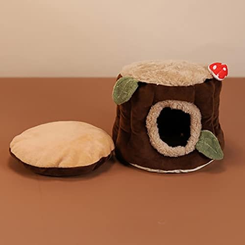 Skfvkab hamster casa quente casa pendurada ninho de brinquedo fofo para mini ninho de lã de ratos pequenos de animais pequenos