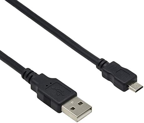 Micro USB Black Data and Charging 8 polegadas Cabo para Android, Samsung, Nokia, Sony e muito mais