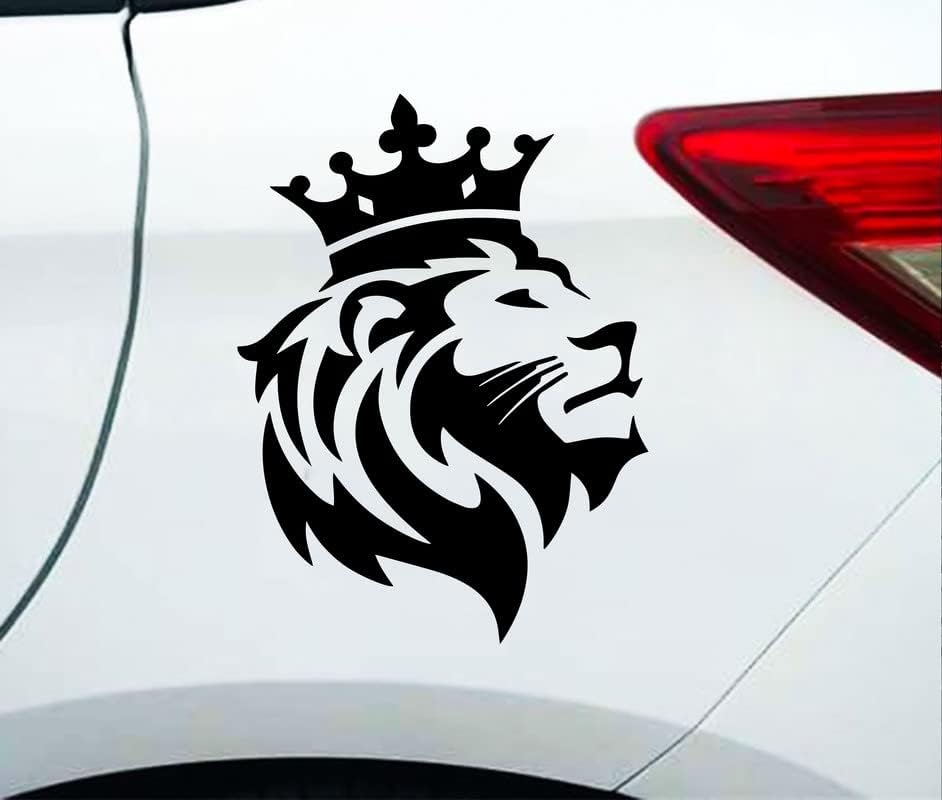 King Forest Jungle Lion Royal Cool Vinil Adesivo Decal