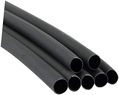 X-Dree 7pcs 3mm 2: 1 Proporção Tubagem de cabo de tubo de tubo de tubo de tubo de fio Tubos de manga de cabo de fio