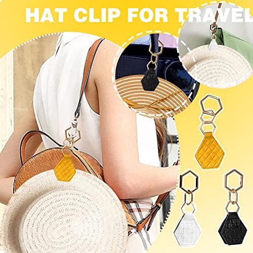 Magnetic Hat Clip Multifuncional Hat Keeper Couro Metal Shrapnel Hat Hatch Backpack Hat Sun