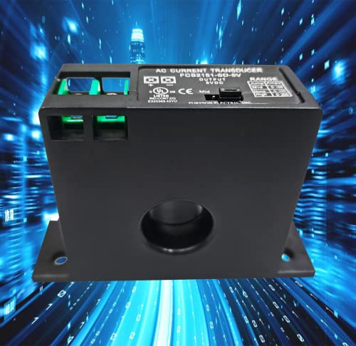 Transmissor atual, FCS2151-SD-5V Transdutor de corrente Transformador Transformador Sensor AC Converter 0-200A