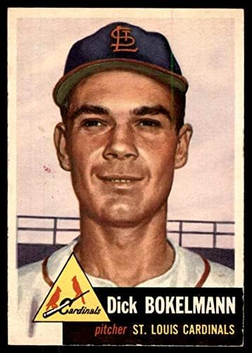 1953 Topps # 204 Dick Bokelmann St. Louis Cardinals ex