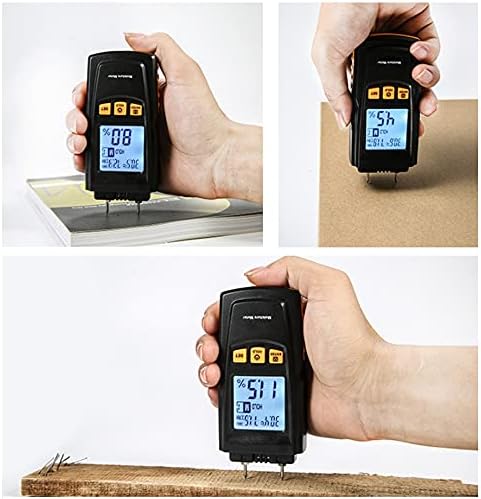 WDBBY GM605 Testador de umidade de madeira Testador de cimento Testador de umidade Testador de umidade Testador de umidade da placa de umidade