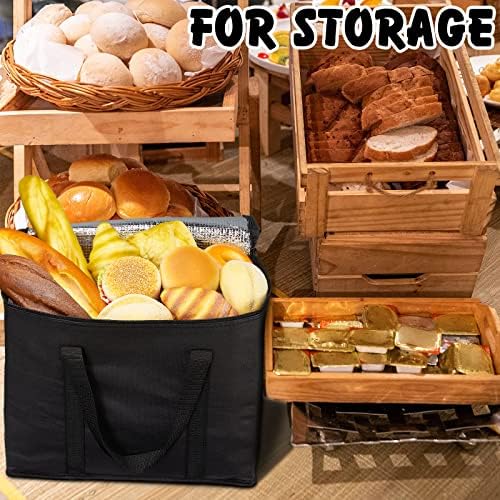 Sacos de mercearia isolados de 10 pacotes Bolsa de entrega de alimentos bolsa de compras isolável reutilizável com zíper