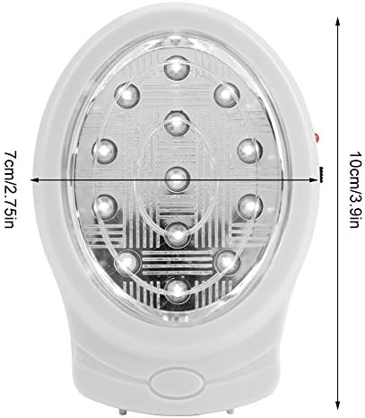 Luz de emergência 13 LED Recarregável Lâmpada de falta de falha de energia automática