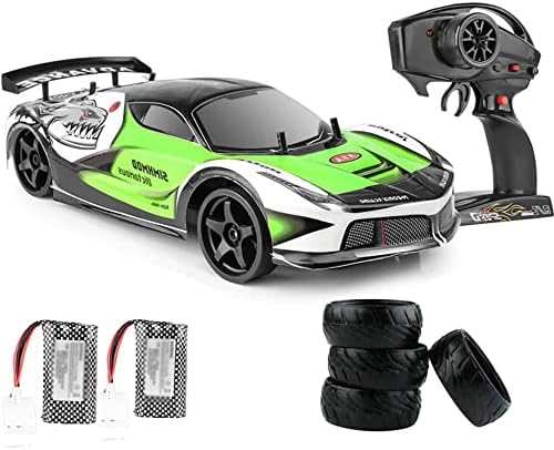 UJIKHSD RC Drift Racing Car 70 km/h de alta velocidade de controle remoto desvio para adultos para crianças, escala de