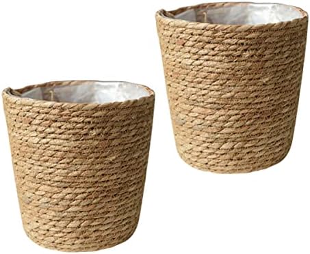 Hisper Handper 2pcs cesto de cesta de cesta de cestas cestas cestas de banheiro cestas de páscoa para meninas cestas de armazenamento de margem de ervas marinhas