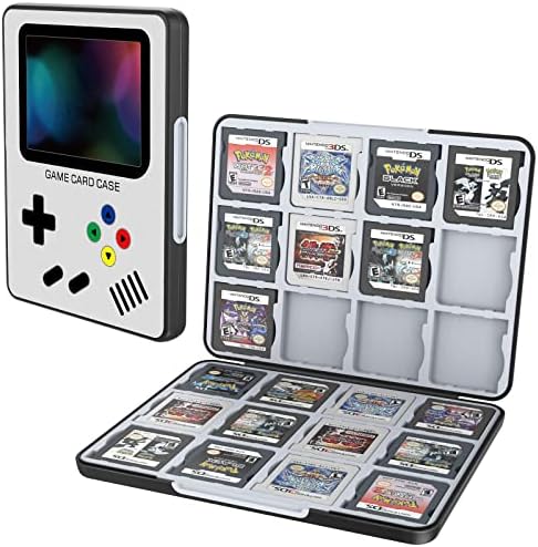 Caso de cartas de jogo Heiying para Nintendo 3DS 3DSXL 2DS 2DSXL DS DSI, 3DS 2DS portátil DS armazenamento do cartucho de jogo de jogo com 24 slots de cartas de jogo.