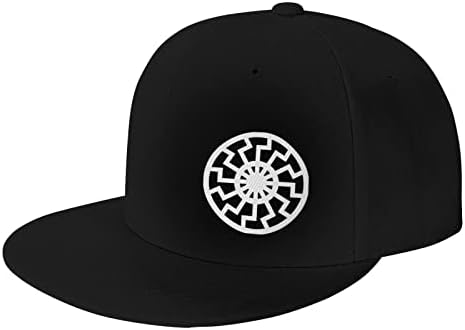 Chapéu de sol chapéu plano chapéu de beisebol chapé de beisebol Bapa de hip hop para homens para homens