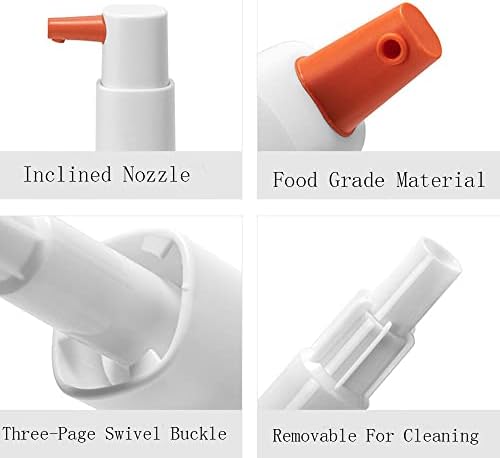 Dispensador para garrafas de plástico ou vidro-prova de vazamento de serviço de serviço para garrafas de loção e uso doméstico-não-bpa plástico