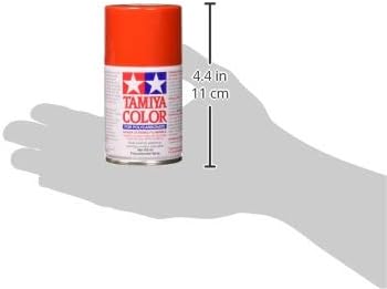 Tamiya 86034 ps-34 tinta spray vermelha brilhante, spray de 100 ml