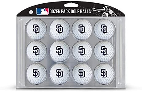 Bolas de golfe de tamanho de regulamentação da equipe de golfe de golfe de equipe, 12 pacote, impressão de equipe durável