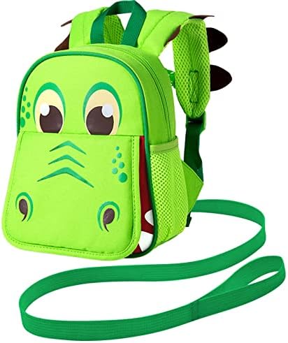 GXTVO Toddler Backpack Leash, 9,5 Infantil Dinosaur Safety Lases Bookbag para meninos filhos