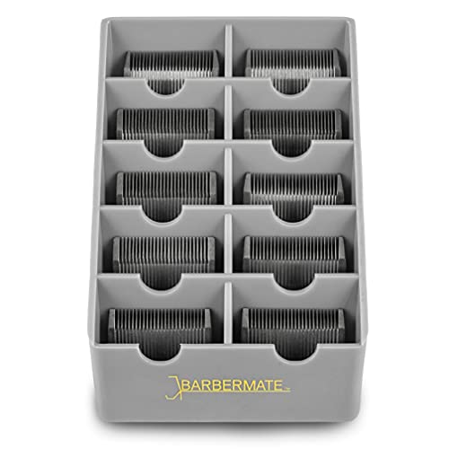 4 Pack Barbermate® Blade Rack Storage Bandey - segura 10 lâminas de clipper