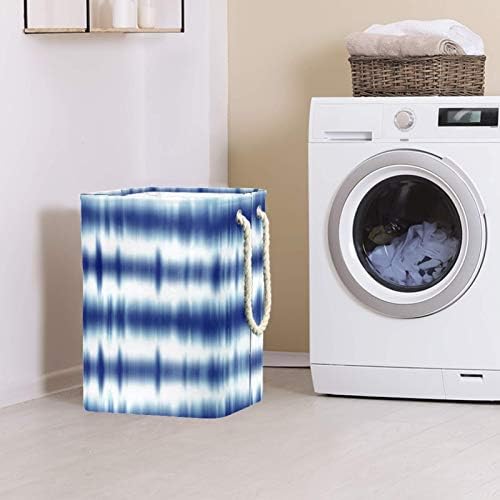 Ndkmehfoj Blurred Fabric Texture Laundry Horkets Cestas de roupas sujas à prova d'am