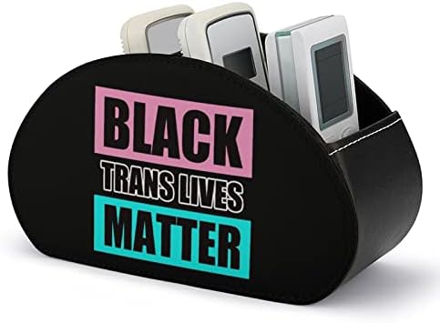 Black Trans Lives Matter Titular de controle remoto PU CAIXA DE ARGANTADOR REMOTO DE TV PU