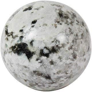 Elemento espiritual reiki cura arco -íris moonstone gemstone esfera bola.