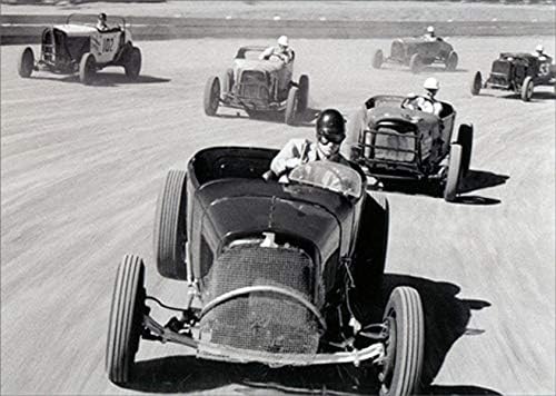 Avanti Press Vintage Hot Rod Car Race America Coleção engraçada/humorística do cartão de aniversário