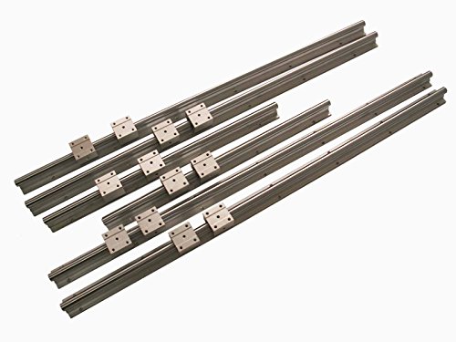 Joomen CNC SBR16 Rail Rail RM1605 Kit de movimento linear 350/900/1200 mm