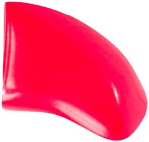 Capas de unhas macias para garras de cachorro Néon vermelho X-Large