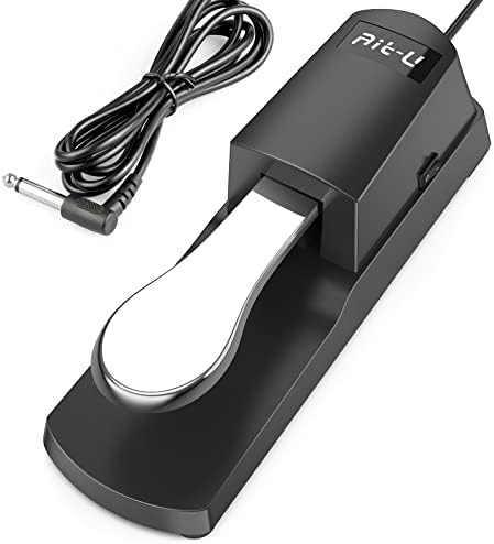 Pedal de sustentação profissional para pedal de piano de teclado - Ait -u Upgrade Sustain Pedal para pedal de piano de teclado