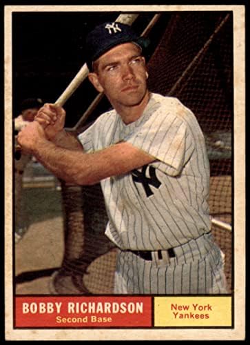 1961 Topps # 180 Bobby Richardson New York Yankees VG/Ex Yankees