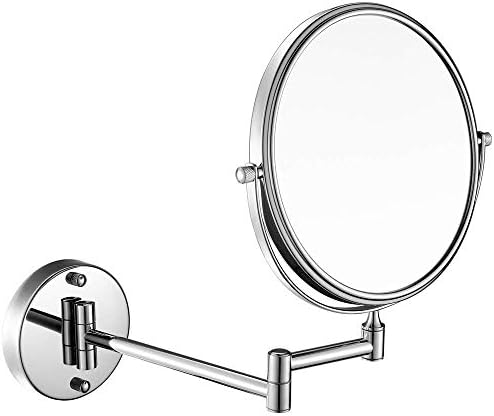 Lianxiao - espelhos de maquiagem montados na parede, ampliando estende a extensão de barbear ajustável espelhado cosmético espelhos de banheiro
