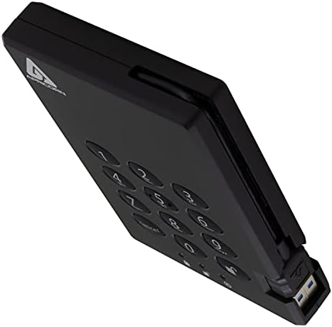 Damasco de 256 GB Aegis Padlock USB 3.0 SSD 256 bits Criptografado portátil Drive
