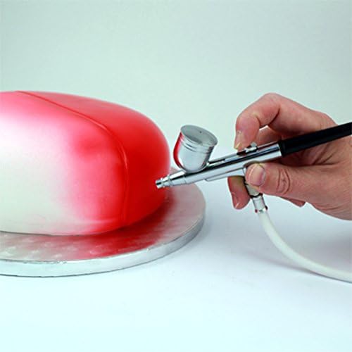 PME Kit de compressor de airbrush, para decoração de artesanato e bolo, branco