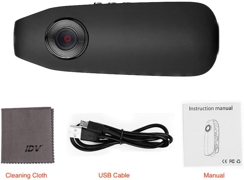 Mini câmera escondida, câmera de espionagem sem fio, câmera corporal de 1080p, câmeras de bolso para civis, design de clipe de câmera