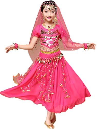 Astrage Girl Belly Dance Senhorin Indian Dance Costume Halloween Wear Carnival Conjuntos de carnaval